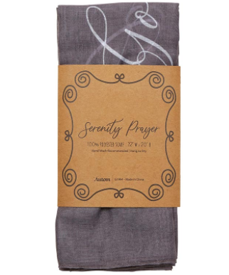 Serenity Prayer Scarf (Grey)